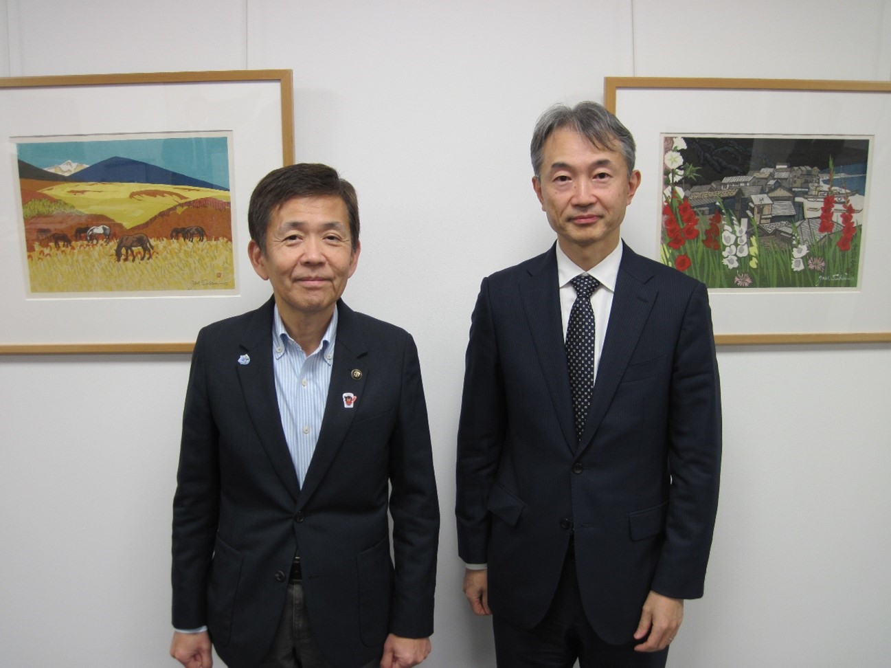 市長と最低賃金に関する意見交換を行いました