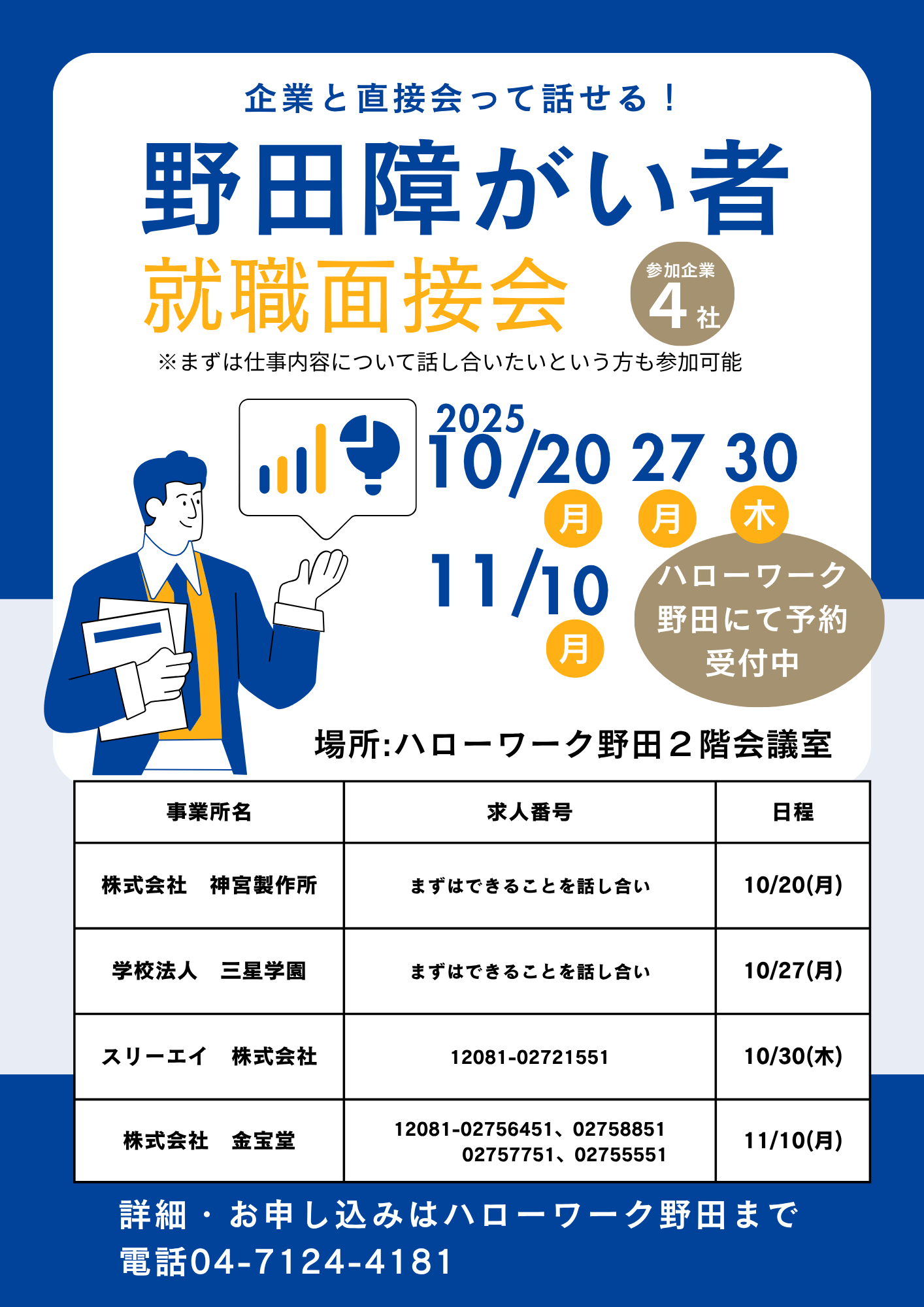 障がい者面接会
