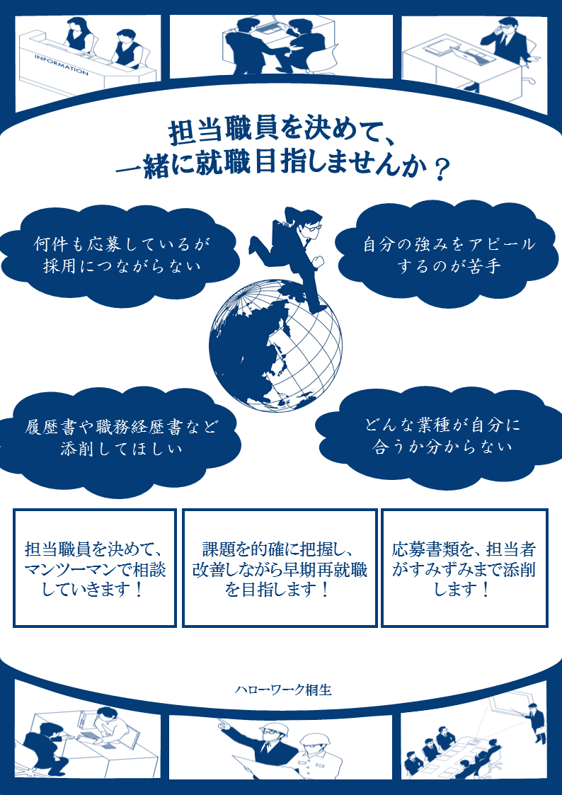 担当職員による個別支援