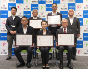 くるみん・プラチナくるみんプラス認定通知書交付式を開催しました！