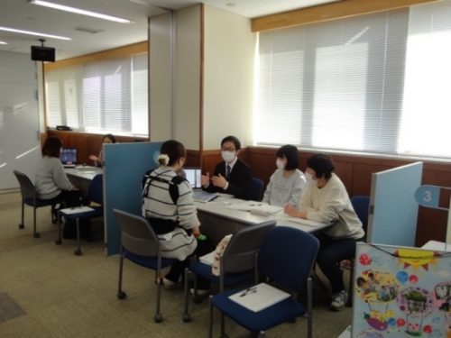 個別面談の様子①