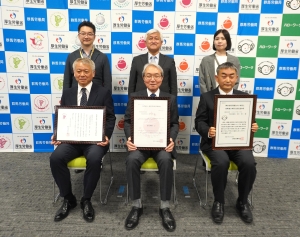 くるみん・えるぼし・もにす認定通知書交付式を開催しました！