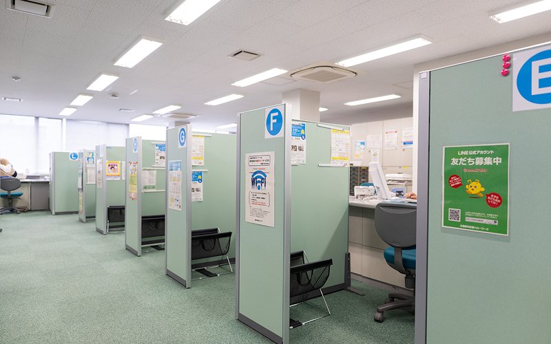 相談ブースの様子