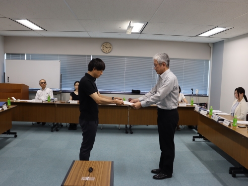 令和7年7月15日　兵庫労働局長が兵庫地方最低賃金審議会に最低賃金の改正決定についての諮問を行いました