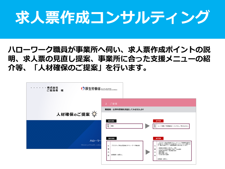 求人票作成コンサルティング