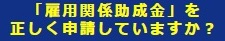 「雇用関係助成金」を正しく申請していますか