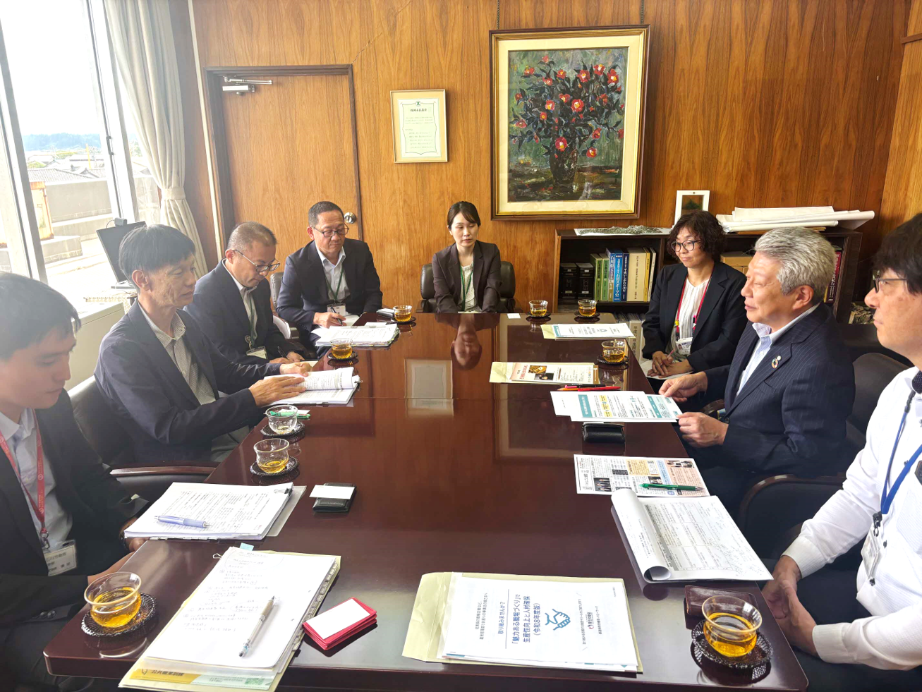 珠洲市長と石川労働局長が意見交換を行いました