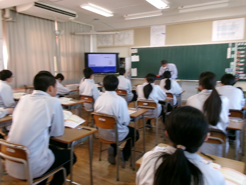 ハローワーク川内では「職業講話」を実施しました