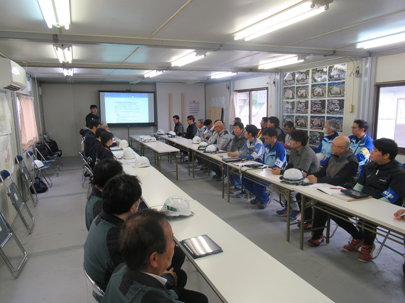 全国安全週間に建設工事現場の安全パトロールを実施しました！