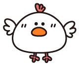 動いておじぎするひよこ.gif