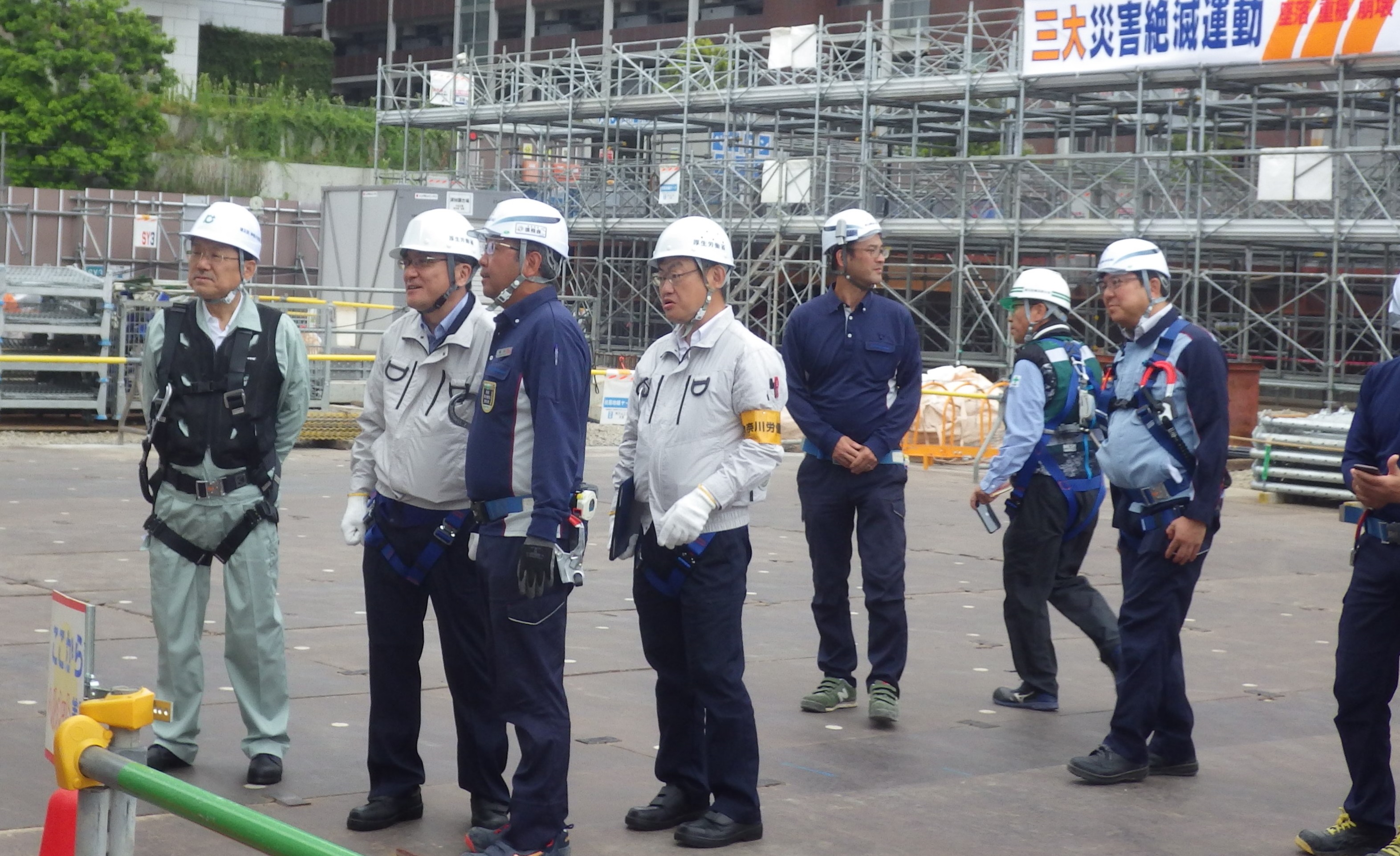 神奈川労働局長が建設工事現場パトロールを実施しました【安全課・健康課】