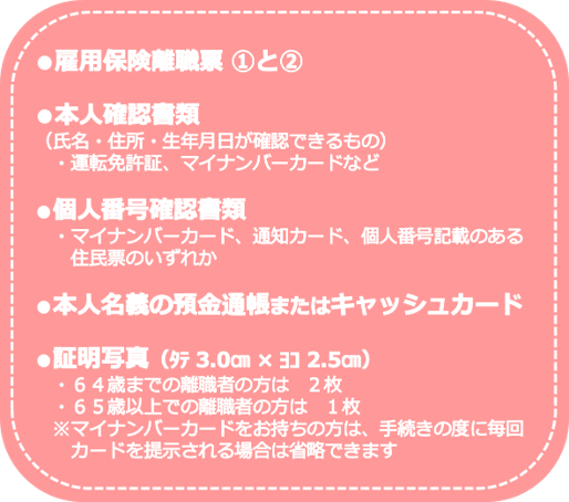 持ってくるもの