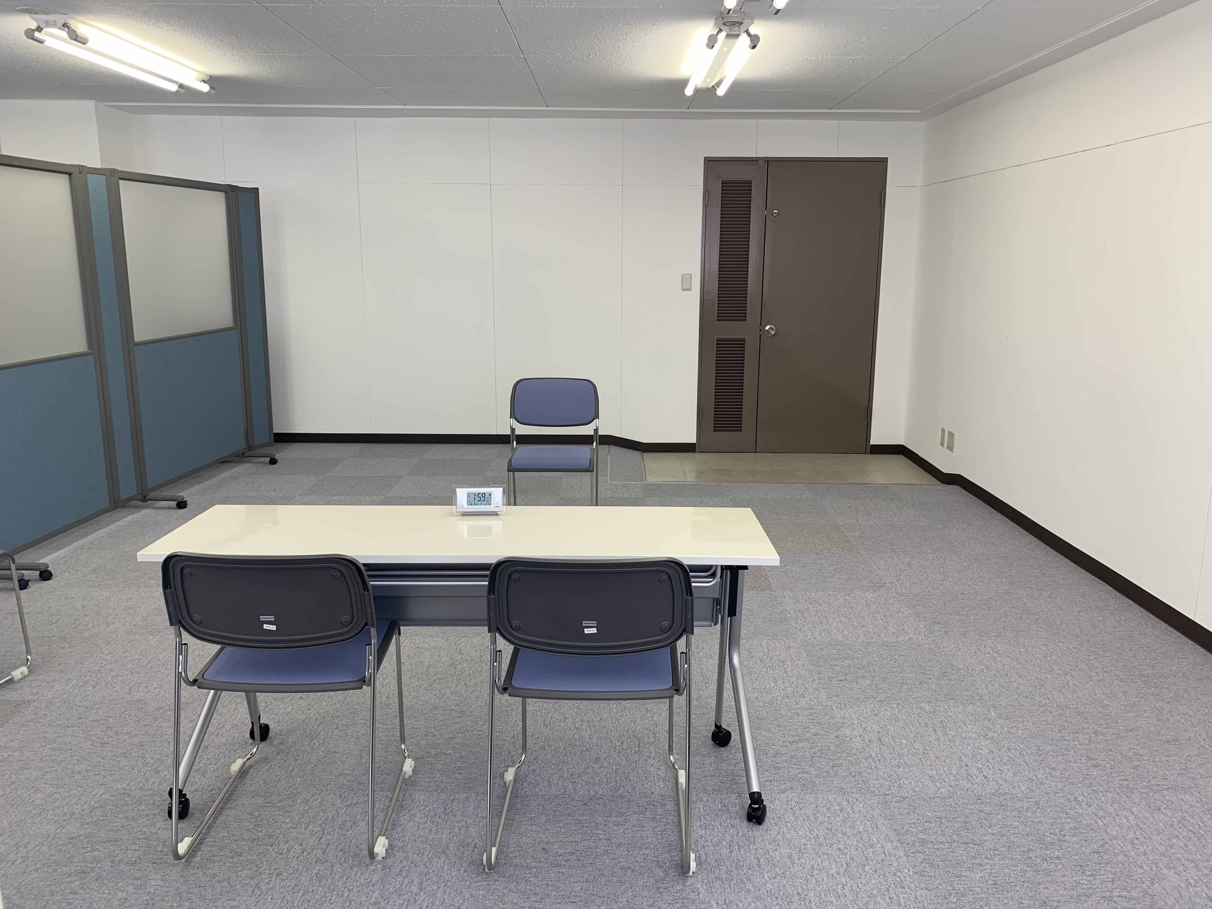 模擬面接で使用する部屋