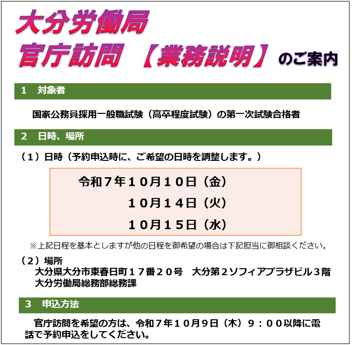 官庁訪問