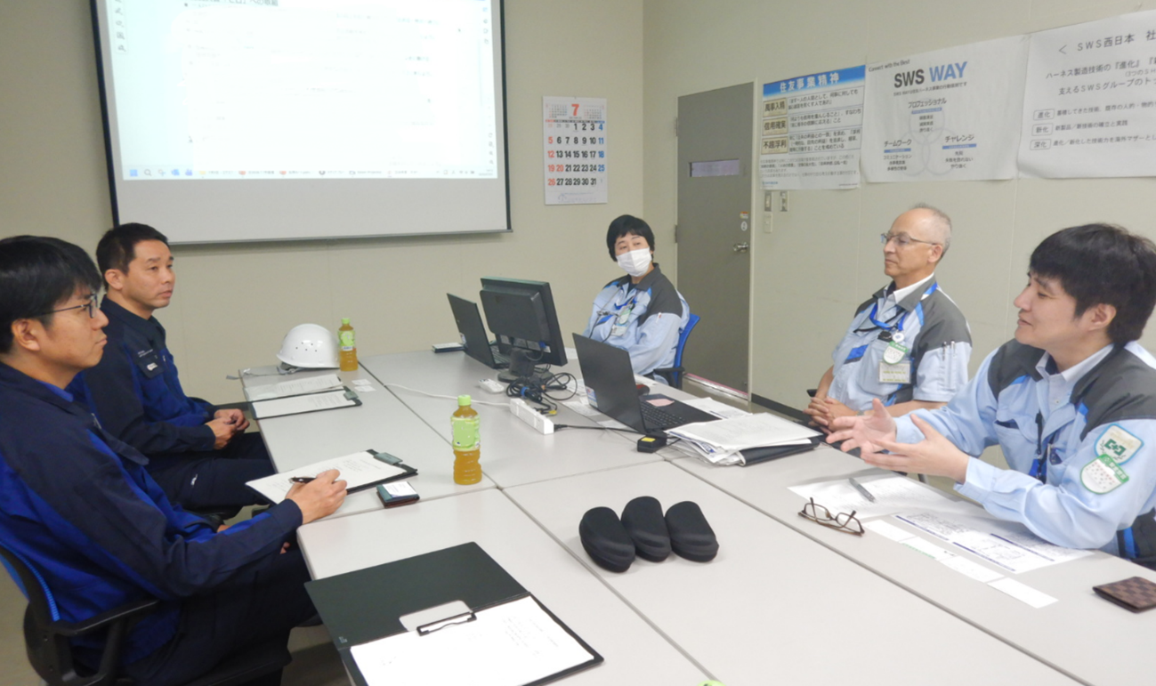 各種取組の説明を受ける署長