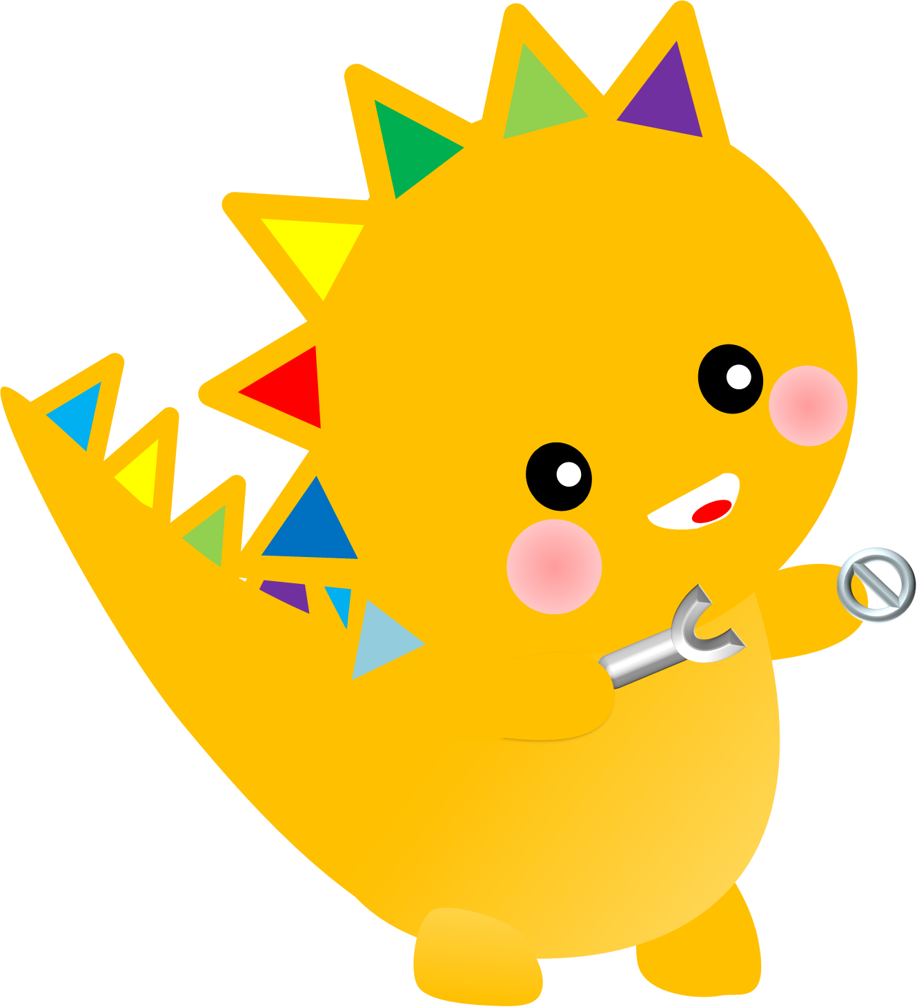 くんれんザウルス とれゴン：大阪の訓練マスコット