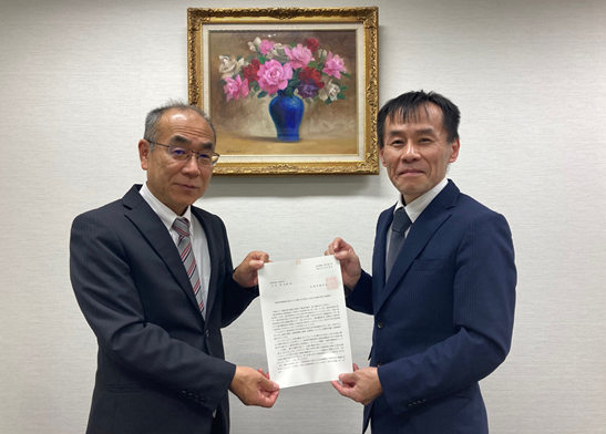 労働基準部長が「長時間労働をはじめとする働き方の見直しに向けた取組」を要請しました