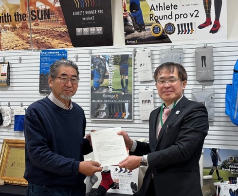 武雄労働基準監督署長が事業場を訪問して「Safe Work Action」への参加を要請しました