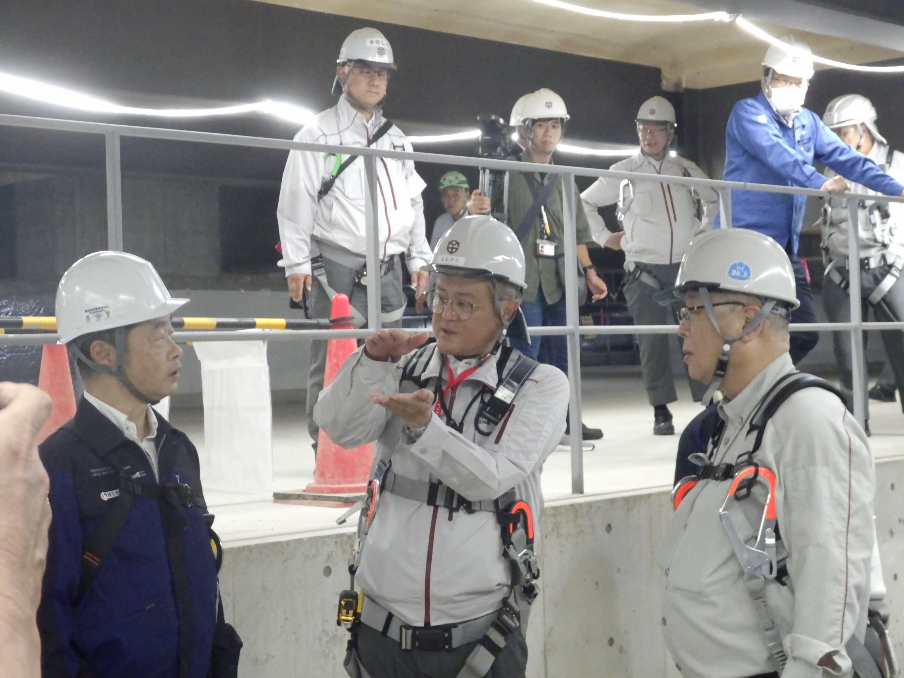滋賀労働局長・大津労働基準監督署長が建設現場のパトロールを実施しました。