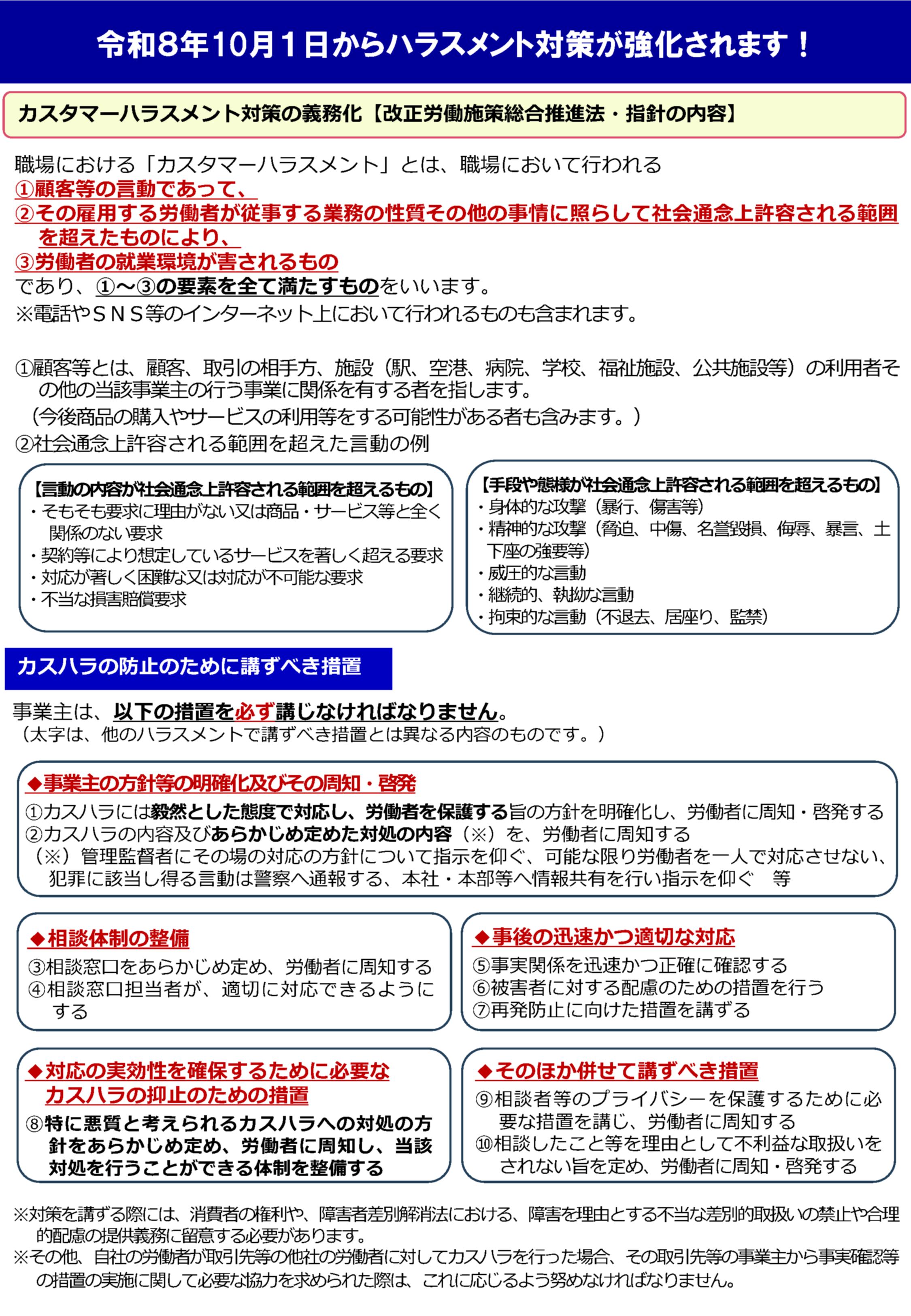 労推法改正リーフ