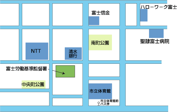 富士労働基準監督署　地図
