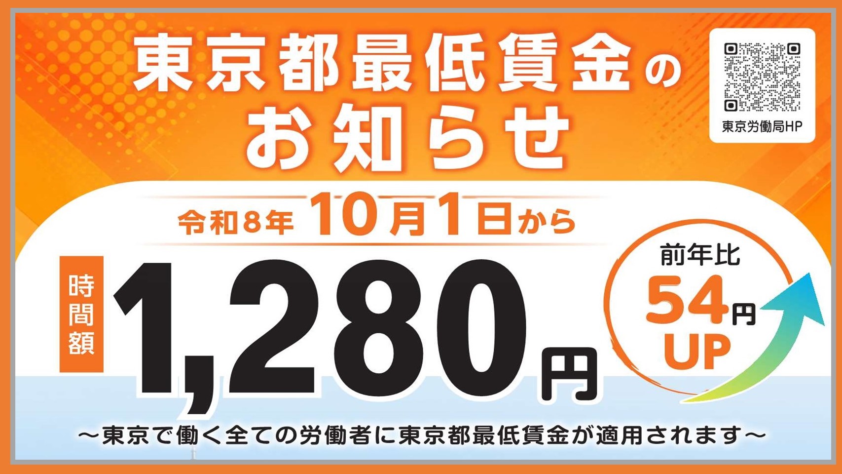 令和8年度東京都最低賃金について