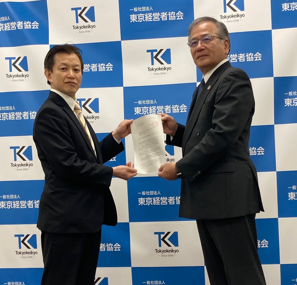 東京労働局長が東京経営者協会へ働き方の見直しに向けた取組に関する協力を要請しました
