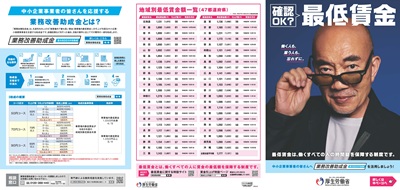 最低賃金周知パンフレット(6P詳細全国版)クリックでダウンロードできます